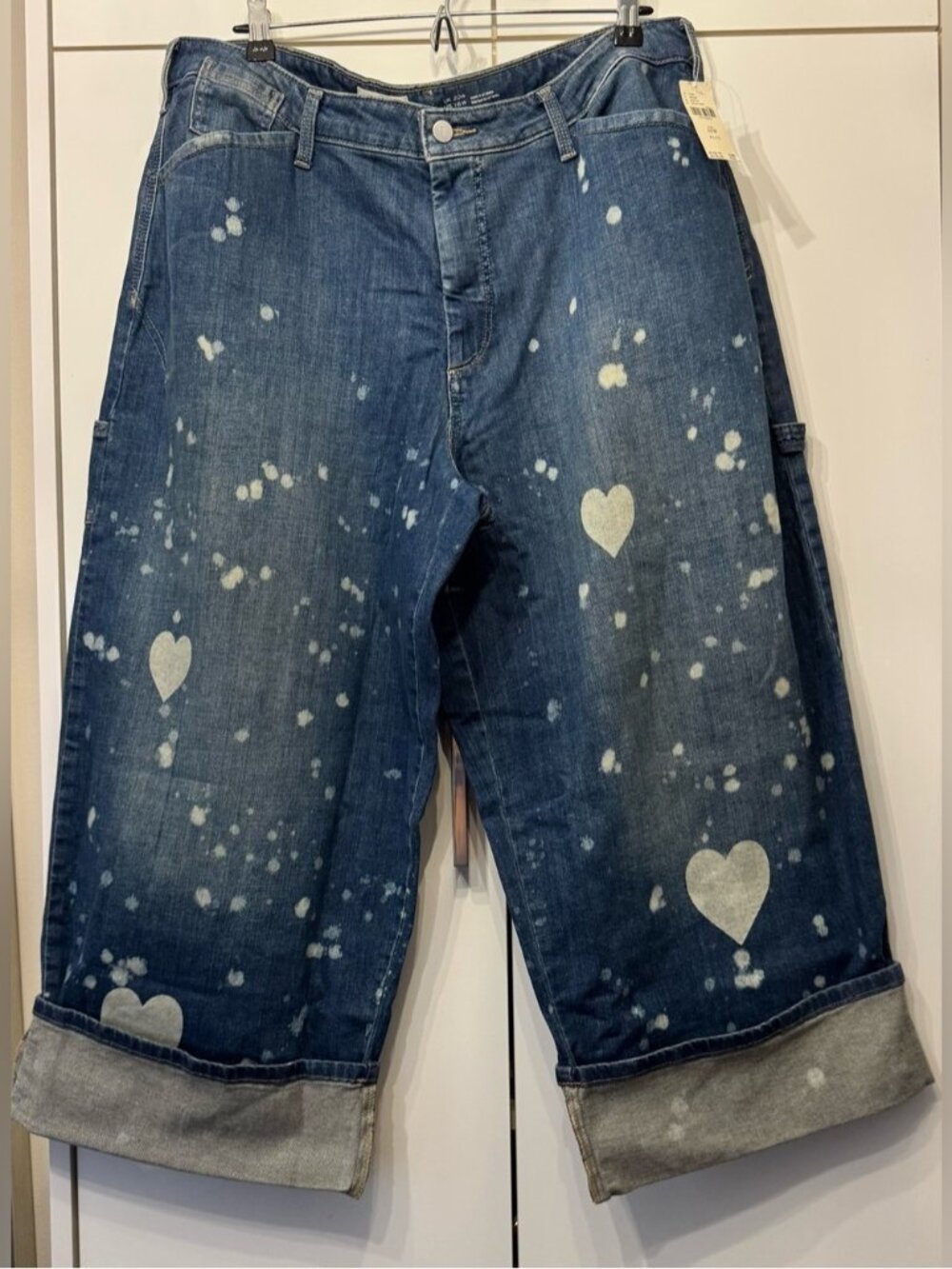 NWT Size 18W - The Kayden Barrel Carpenter Jeans by Pilcro